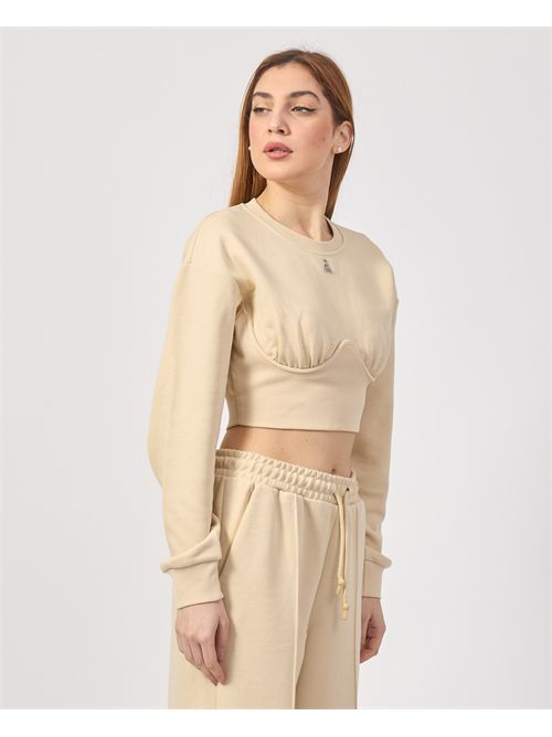 Felpa cropped donna Patrizia Pepe PATRIZIA PEPE | 8M1694-J219B814